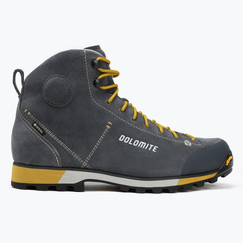 Scarponi da trekking da uomo Dolomite 54 Hike GTX grigio canna di fucile 2