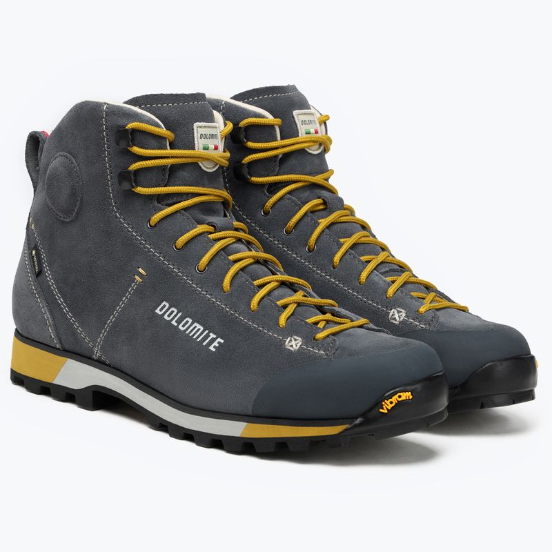 Scarponi da trekking da uomo Dolomite 54 Hike GTX grigio canna di fucile 5
