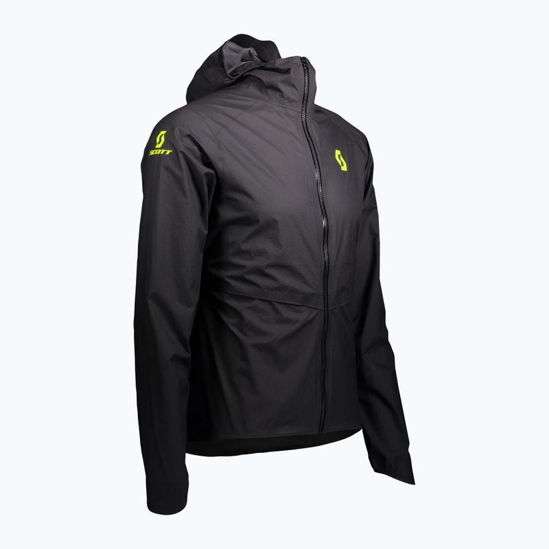 Giacca da corsa uomo SCOTT RC Run Waterproof nero/giallo 3