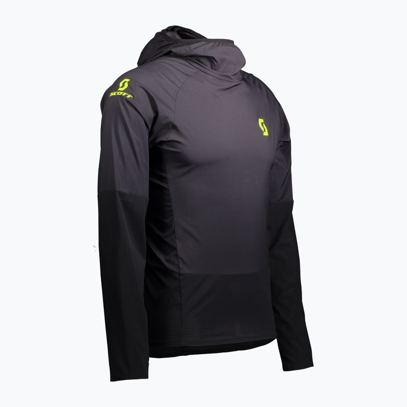 Giacca da corsa uomo SCOTT RC Run Windshield nero/giallo 3