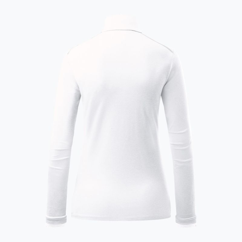 Giacca da sci donna KJUS Feel Midlayer mezza zip bianco 2