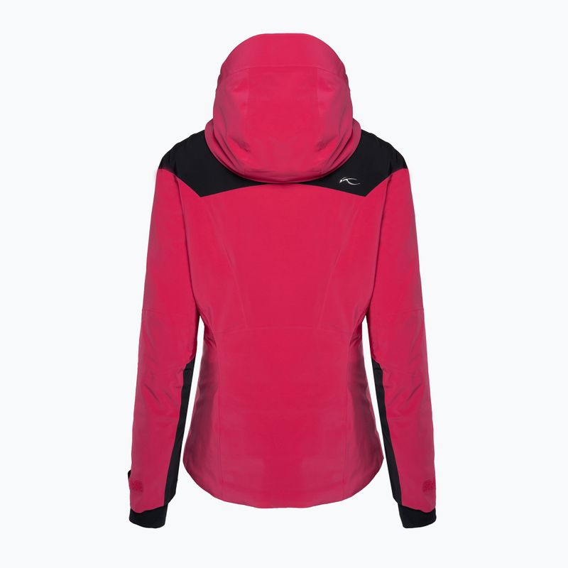 Giacca da sci donna KJUS Formula mirtillo rosso/nero 2