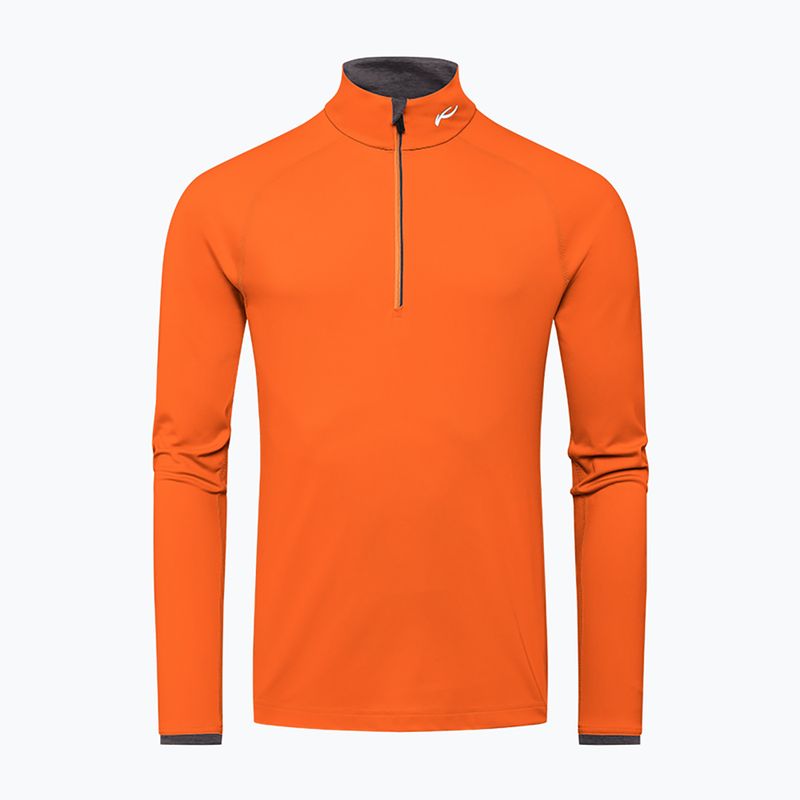 KJUS Feel Felpa mezza zip da uomo kjus arancione