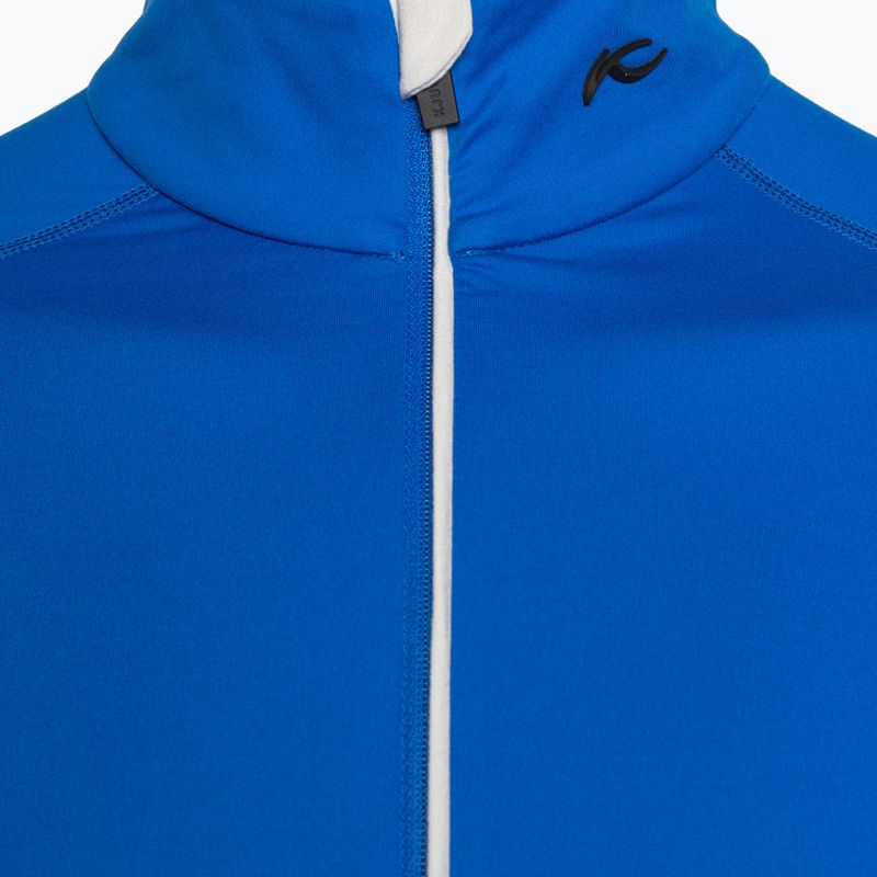 Felpa da uomo KJUS Feel Half-Zip blu brillante 3