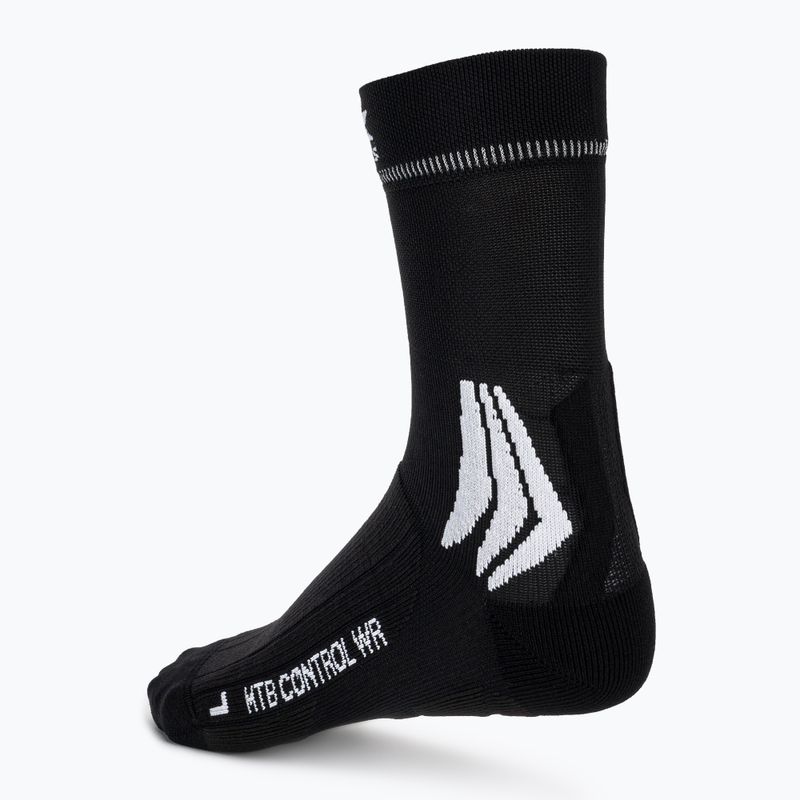 X-Socks MTB Control WR 4.0 calze da ciclismo nero opale/bianco artico 2
