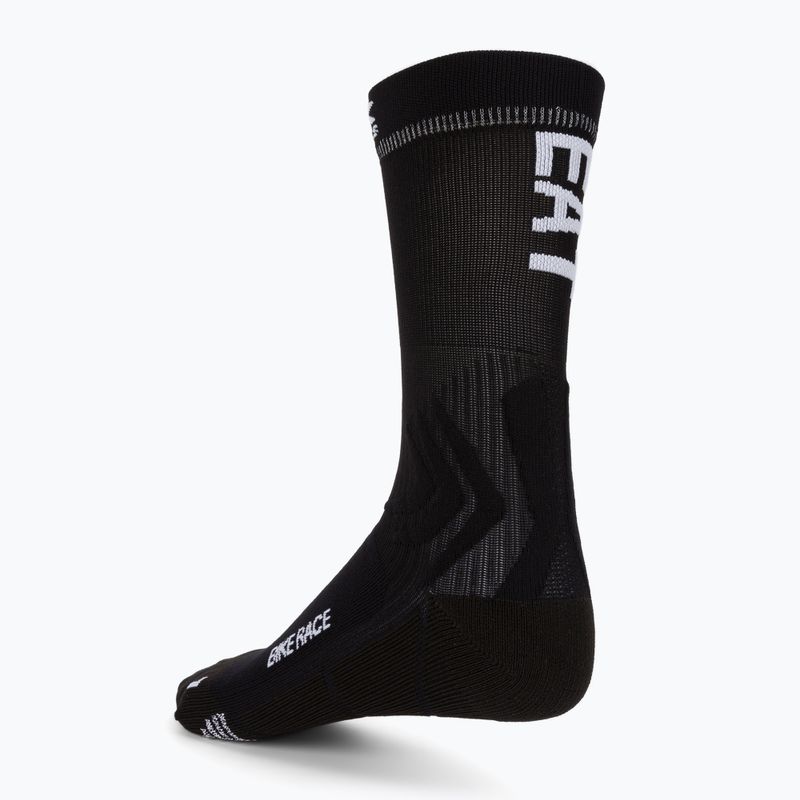 X-Socks Calzini Bike Race nero opale/polvere alimentare 2