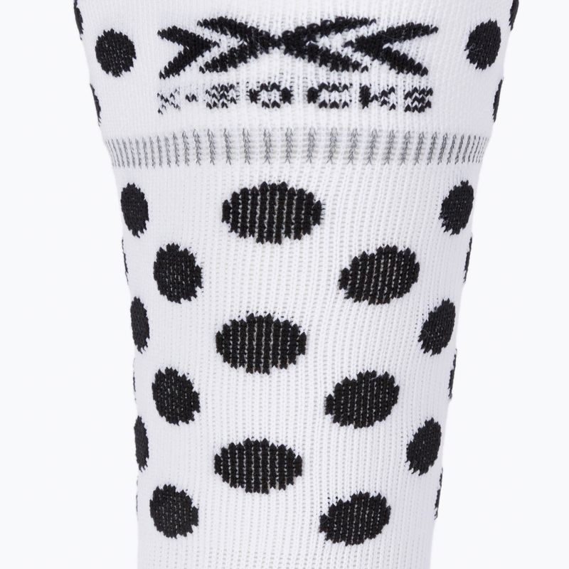 X-Socks Bike Race calzini bianchi artici/punti/strisce 6
