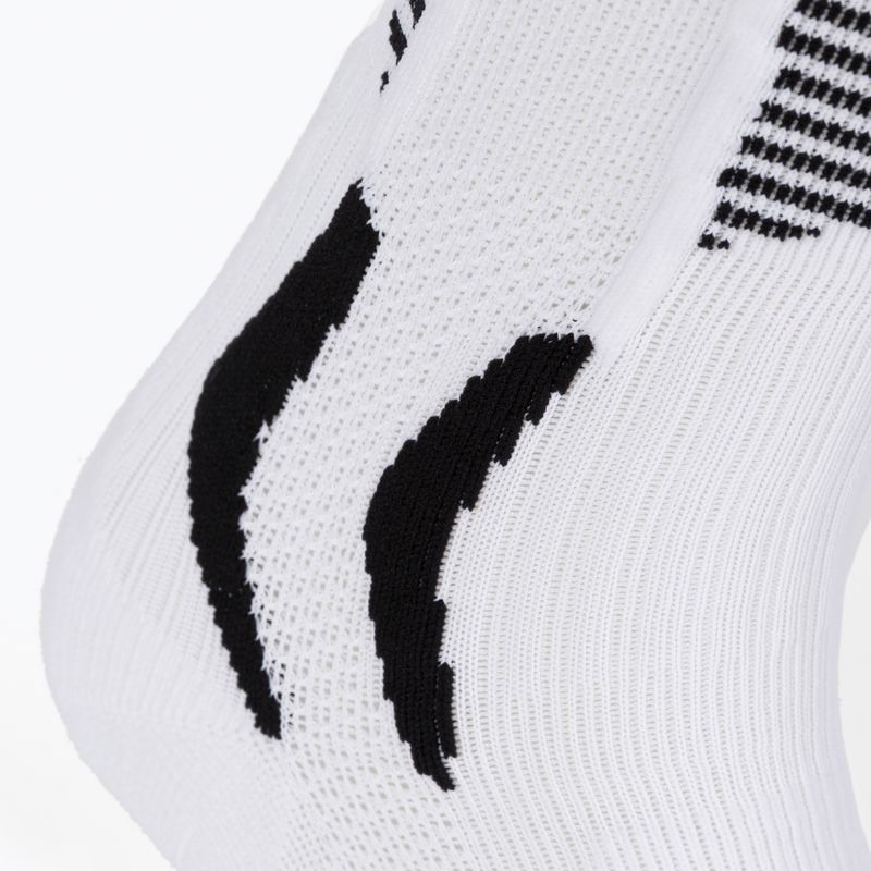 X-Socks Calzini da corsa per bicicletta bianco artico/nero opale 3