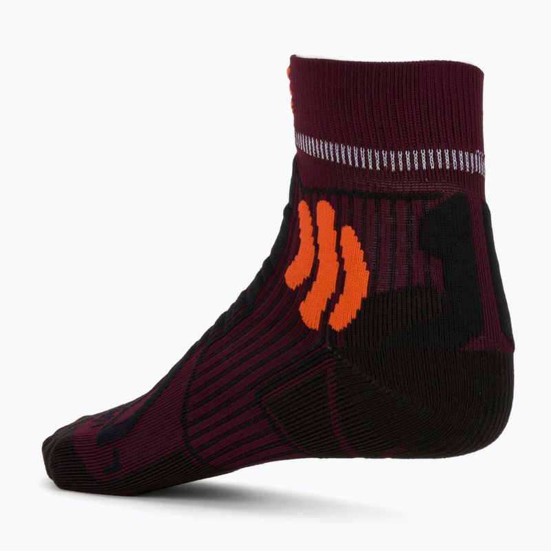 Calzini da corsa X-Socks Trail Run Energy da uomo arancione tramonto/nero opale 2