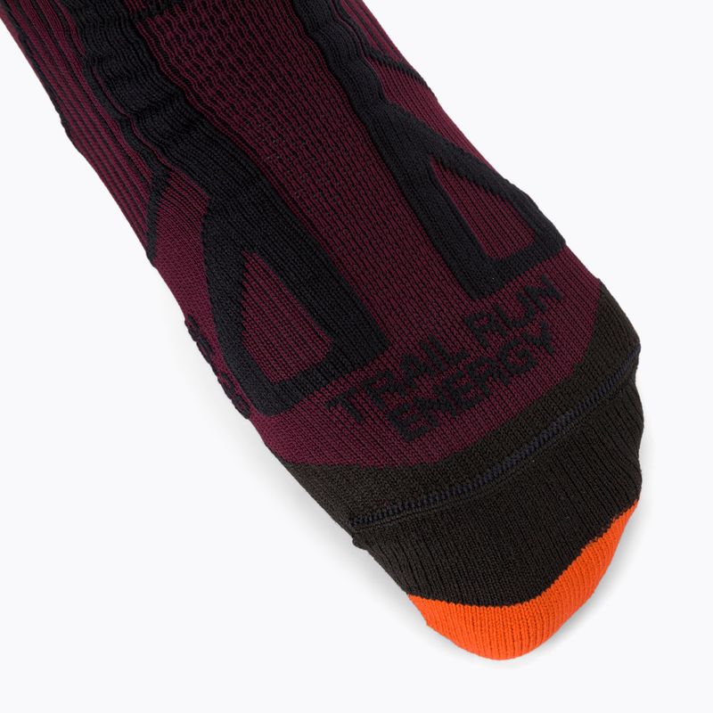 Calzini da corsa X-Socks Trail Run Energy da uomo arancione tramonto/nero opale 4
