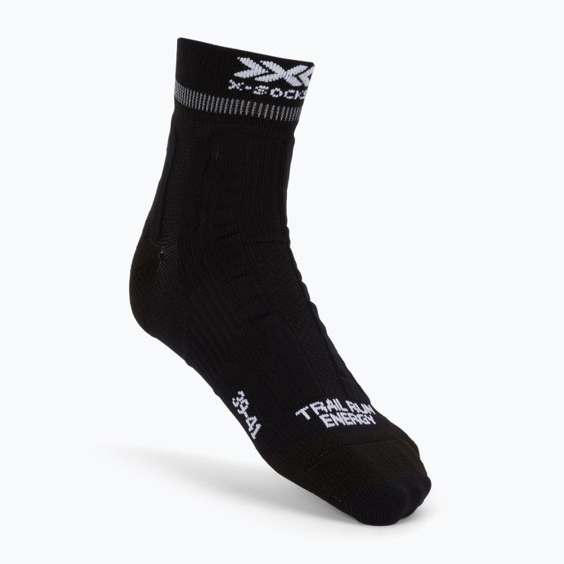 Calzini da corsa X-Socks Trail Run Energy da uomo, nero opalino