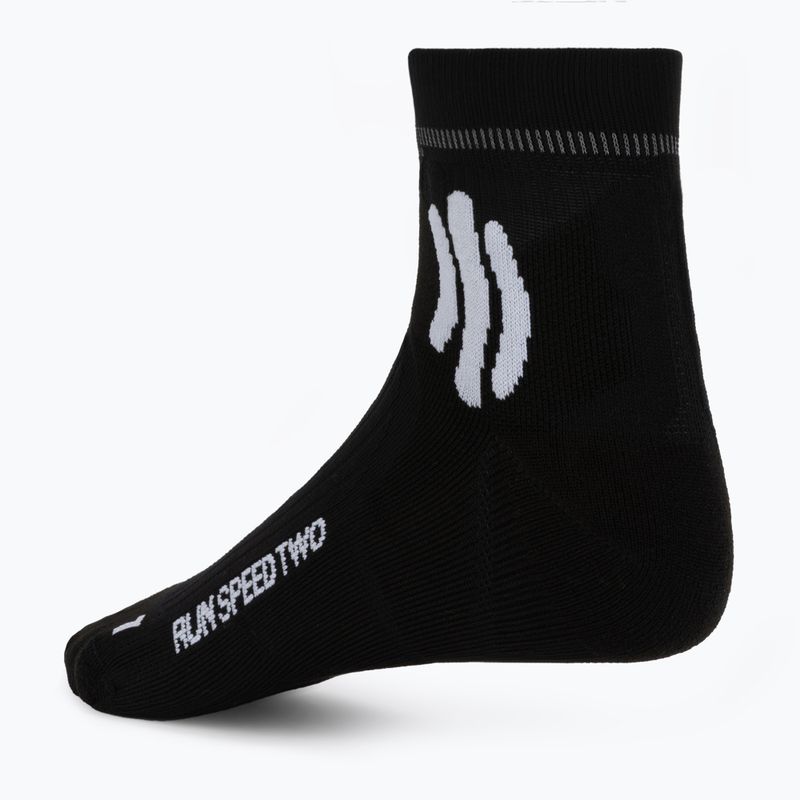 X-Socks Run Speed Two calzini da corsa nero opale 3