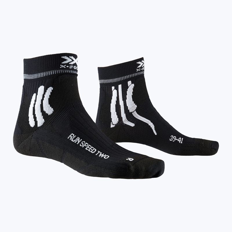 X-Socks Run Speed Two calzini da corsa nero opale 5