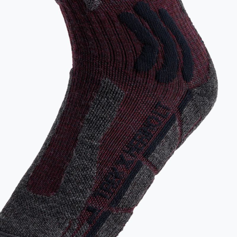 X-Socks Trek X Merino LT calze da trekking rubino scuro/blu notte 3