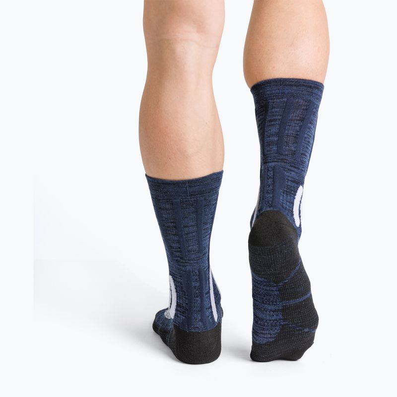 Calzini da donna X-Socks Trek X Merino midnight blue/arctic white 3