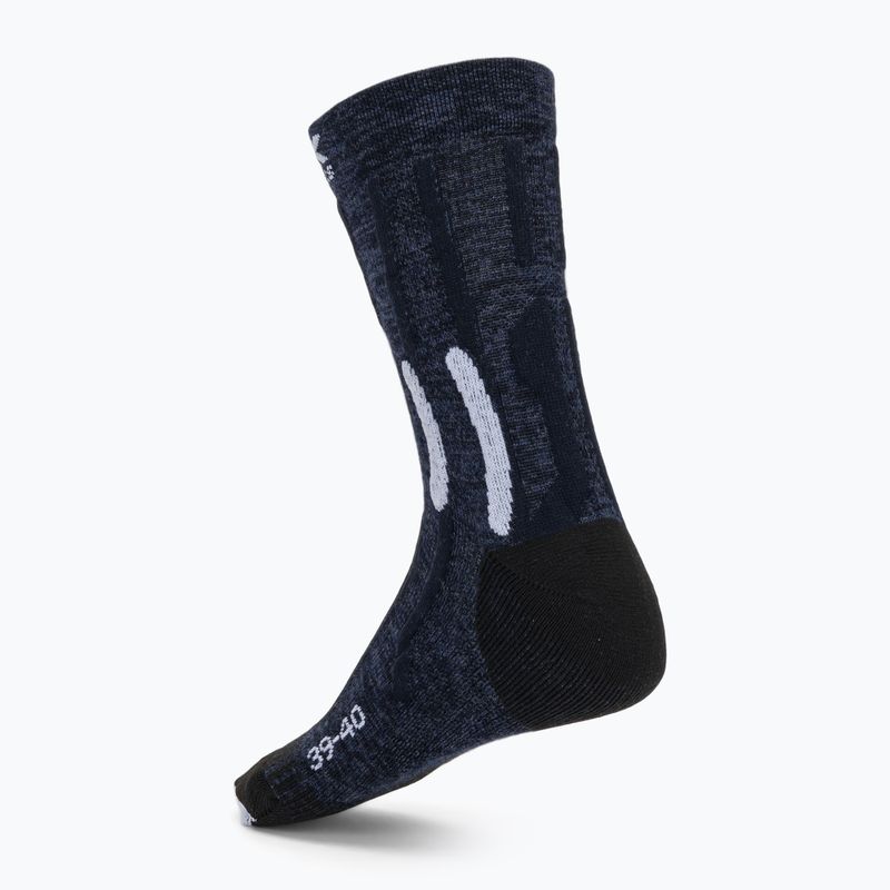 Calzini da donna X-Socks Trek X Merino midnight blue/arctic white 2