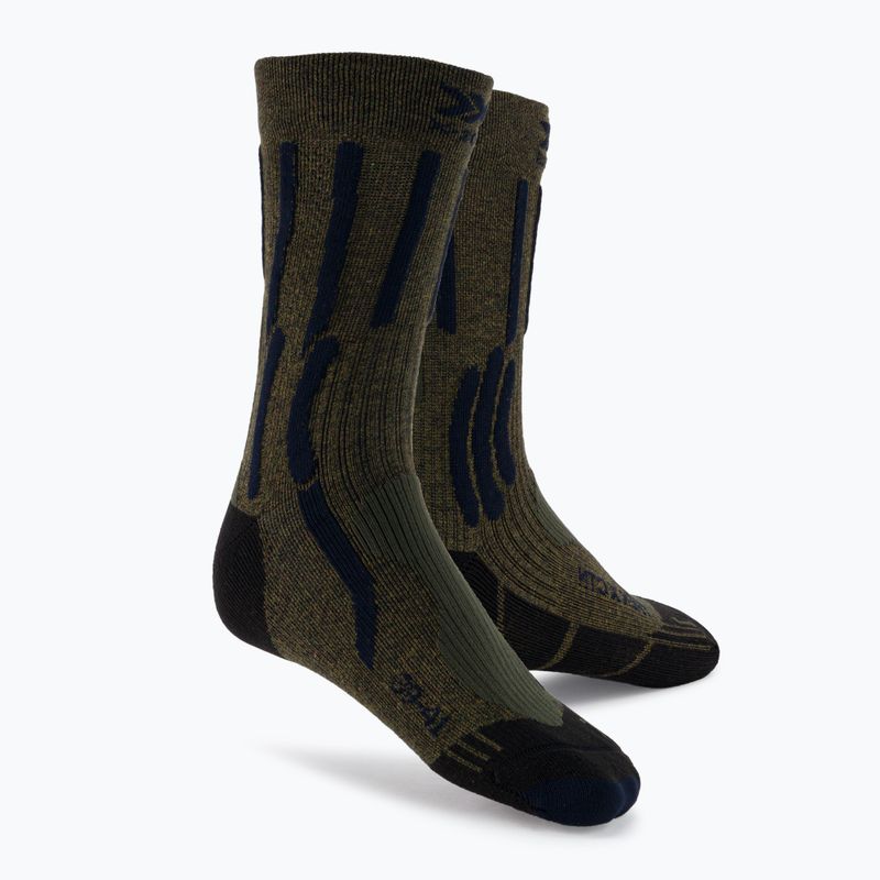 X-Socks Trek X CTN calze da trekking verde bosco/blu notte