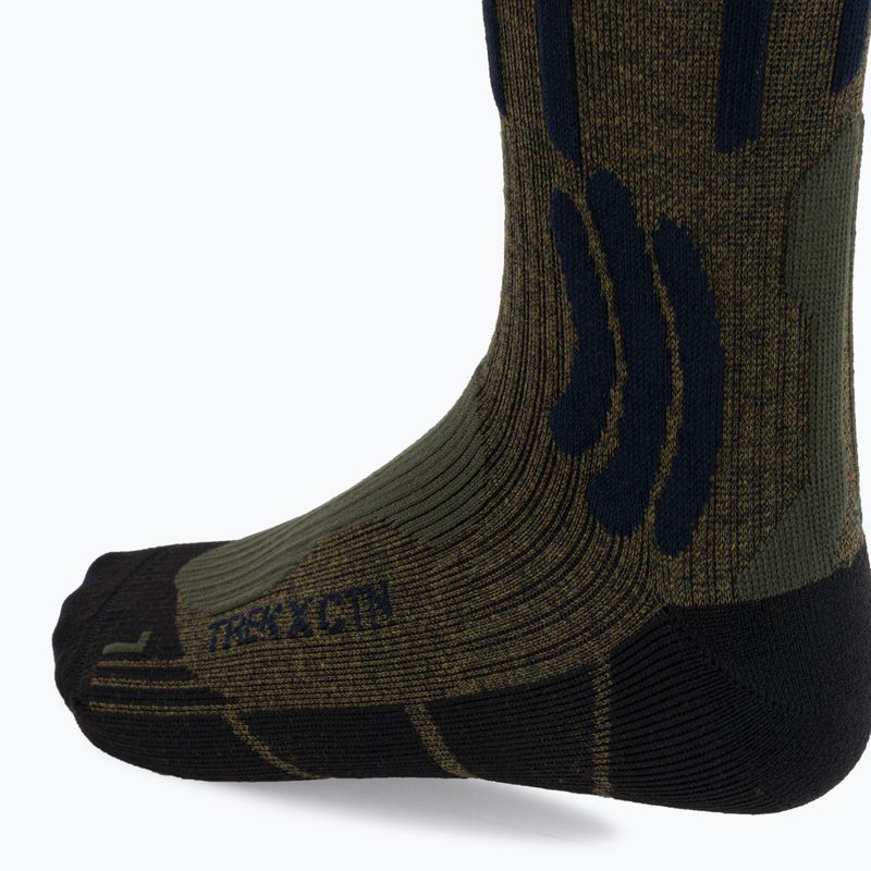 X-Socks Trek X CTN calze da trekking verde bosco/blu notte 4