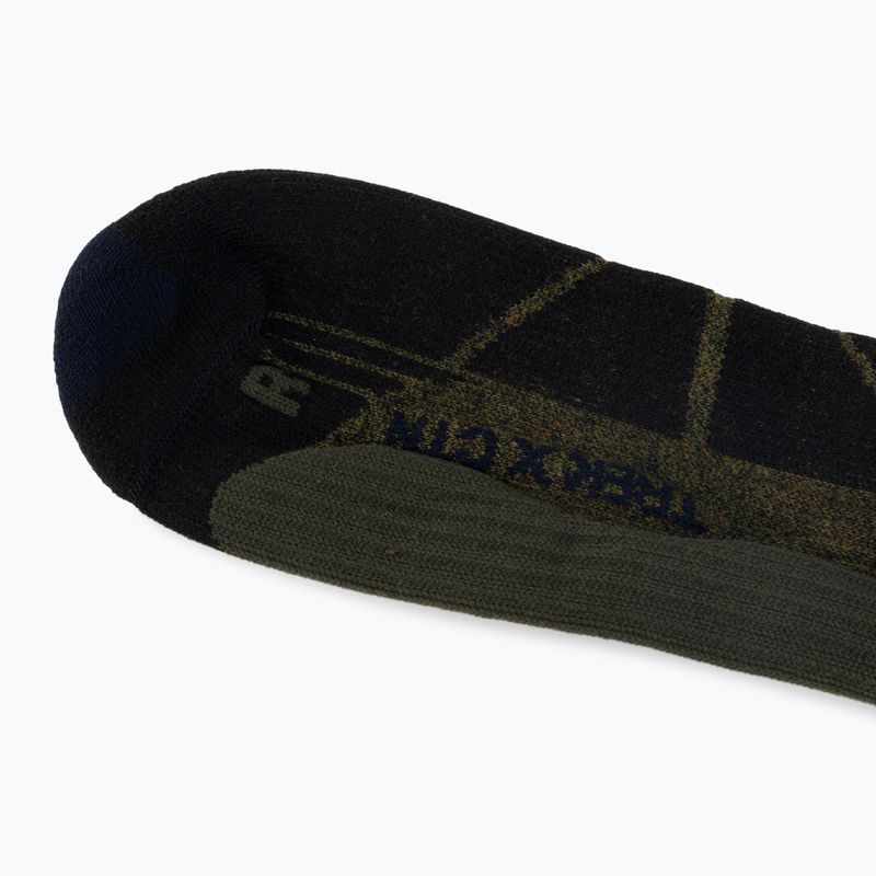 X-Socks Trek X CTN calze da trekking verde bosco/blu notte 5