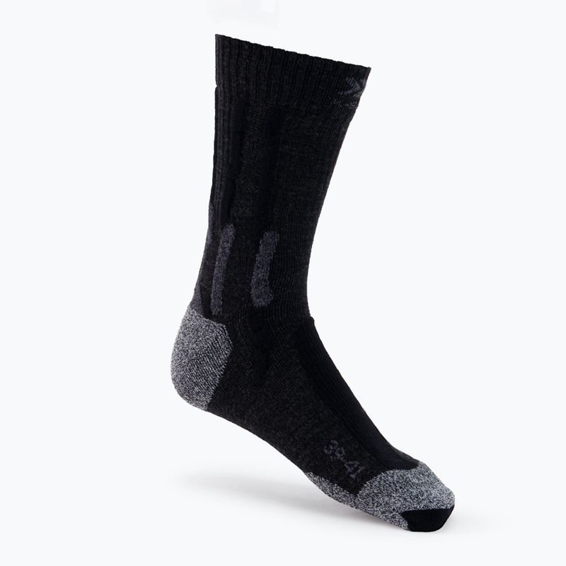 Calzini da trekking da uomo X-Socks Trek Silver opal nero/dolomite/grigio melange 2
