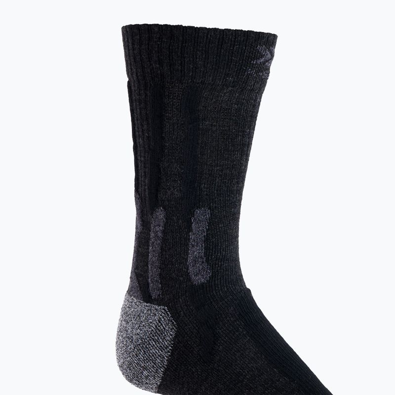 Calzini da trekking da uomo X-Socks Trek Silver opal nero/dolomite/grigio melange 4