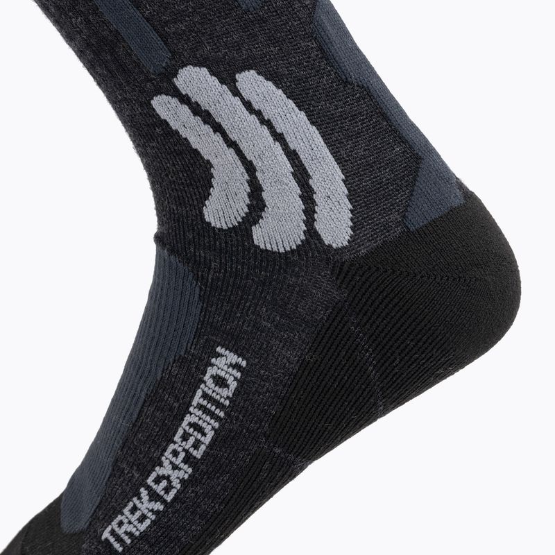 X-Socks Trek Expedition calze da trekking nero opale/grigio dolomite melange 3
