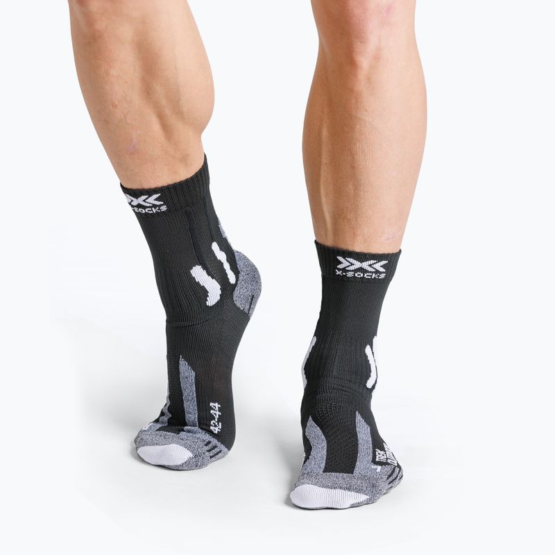 Calzini X-Socks Trek Outdoor black/grey melange 2