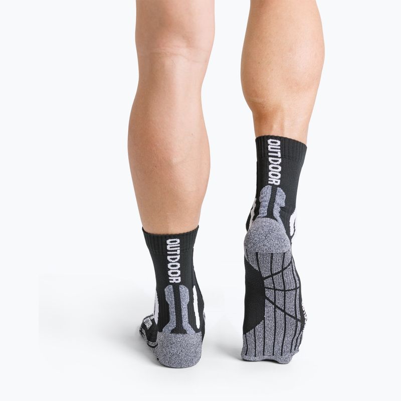 Calzini X-Socks Trek Outdoor black/grey melange 3