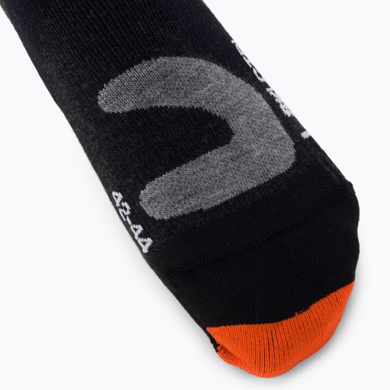 X-Socks Ski Control 4.0 calze da sci antracite melange/grigio pietra melange 4