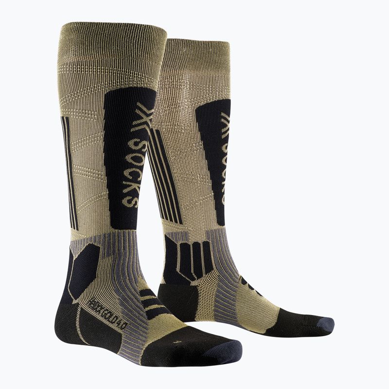 Calze da sci da donna X-Socks Helixx Gold 4.0 oro/nero 5