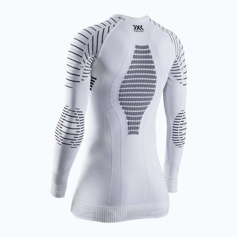 Maglia a maniche lunghe termoattiva da donna X-Bionic Invent 4.0 LS bianco/nero 2