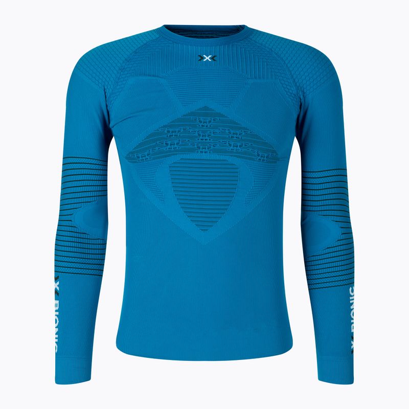 Maglia a maniche lunghe termoattiva da uomo X-Bionic Energizer 4.0 blu alzavola/antracite