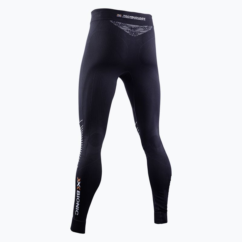 Pantaloni termici X-Bionic Energizer 4.0 da uomo nero opale/bianco artico 2