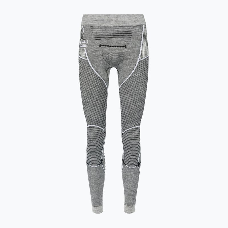 Pantaloni termici X-Bionic Apani 4.0 Merino da uomo nero/grigio/bianco