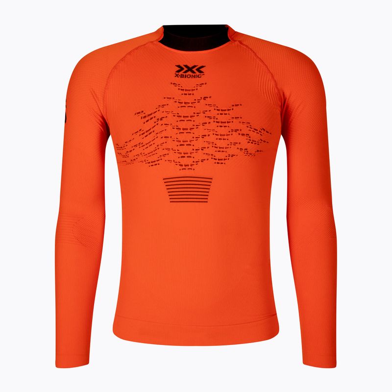 X-Bionic The Trick 4.0 Run trick arancio/nero manica lunga termica da uomo