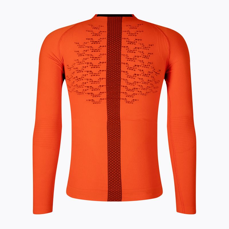 X-Bionic The Trick 4.0 Run trick arancio/nero manica lunga termica da uomo 2