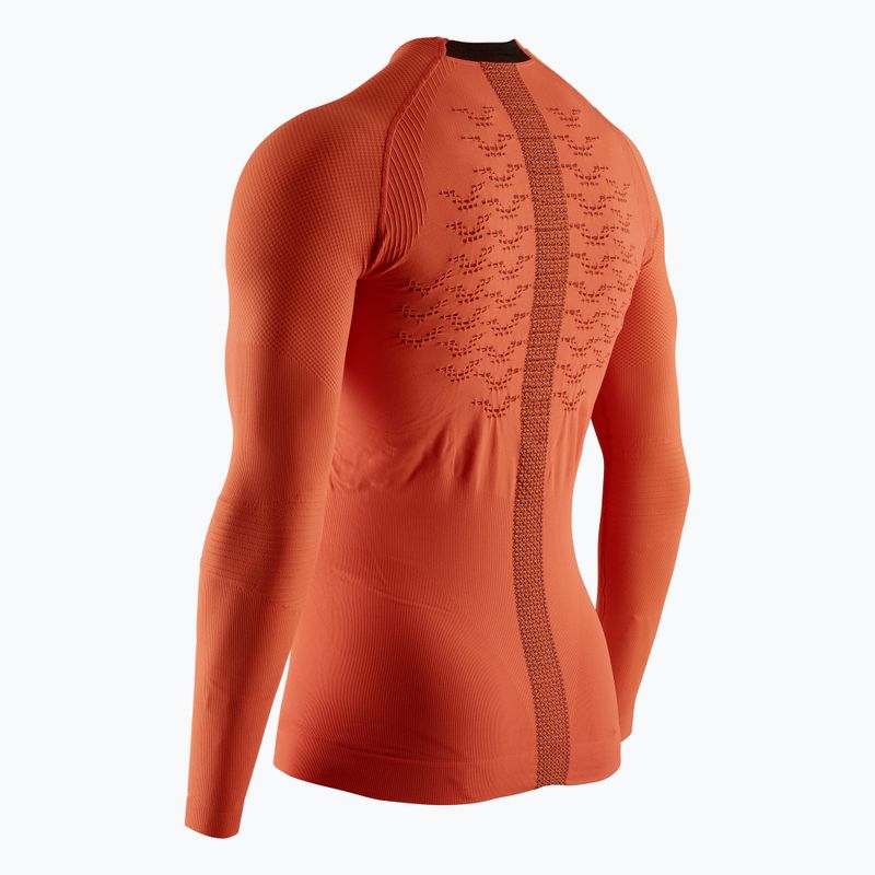 X-Bionic The Trick 4.0 Run trick arancio/nero manica lunga termica da uomo 5