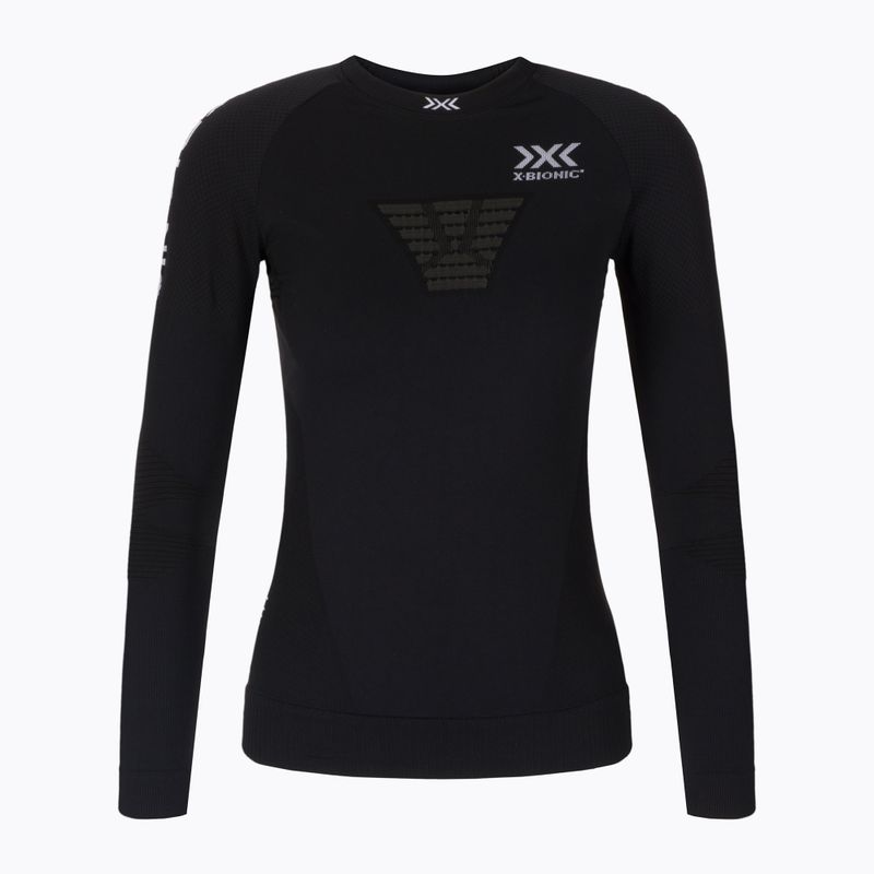 Maglia a maniche lunghe termoattiva da donna X-Bionic Invent 4.0 Run Speed nero/carbonio