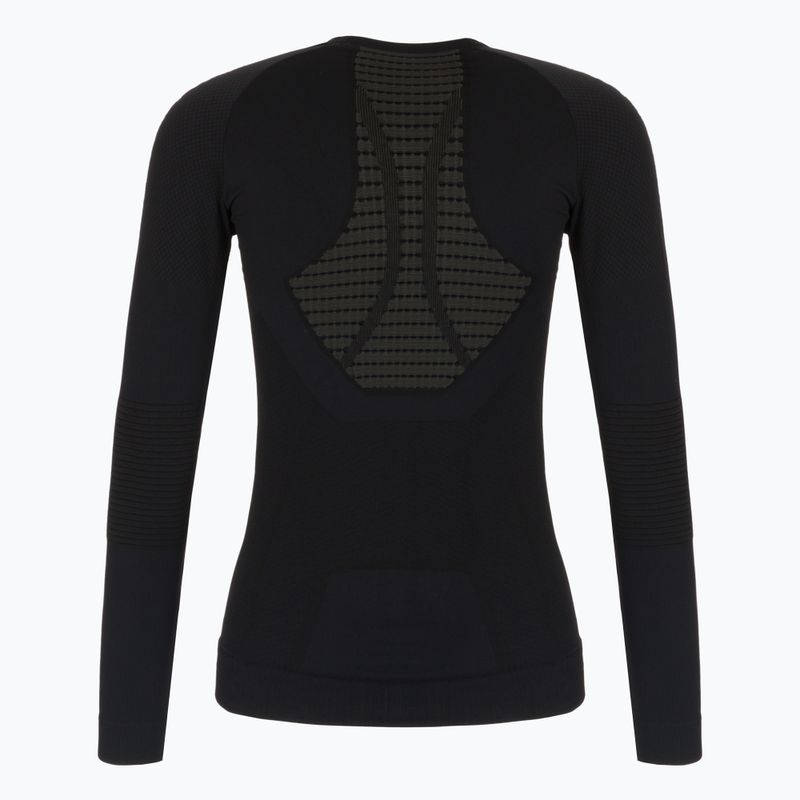 Maglia a maniche lunghe termoattiva da donna X-Bionic Invent 4.0 Run Speed nero/carbonio 2