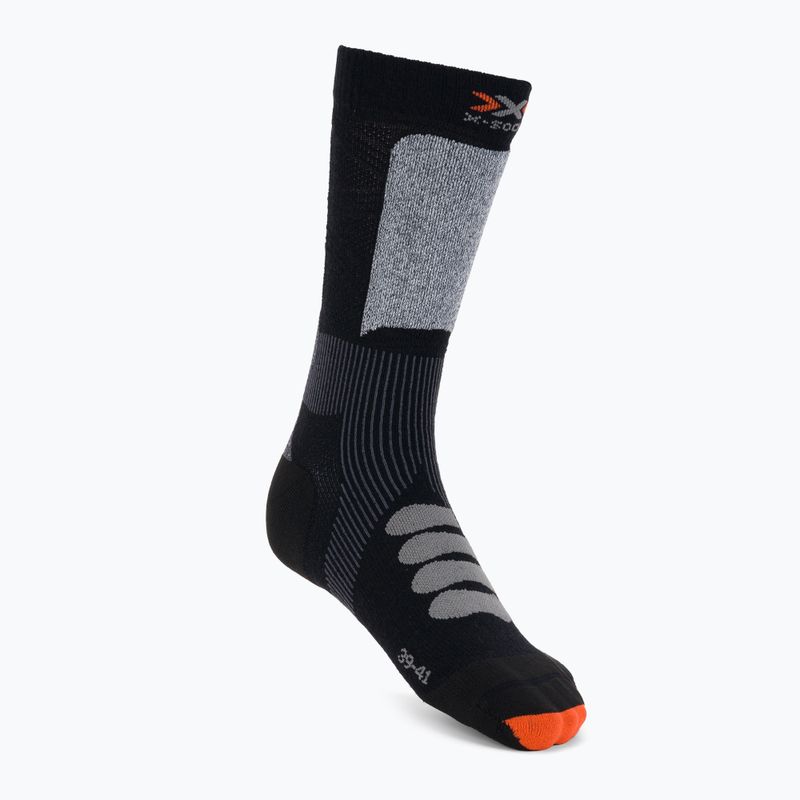 Calze da sci X-Socks X-Country Race 4.0 nero/grigio pietra melange 2