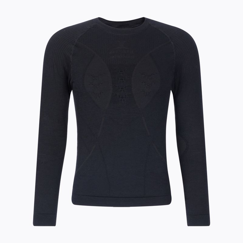 Manica lunga termoattiva da uomo X-Bionic Apani 4.0 Merino nero/nero