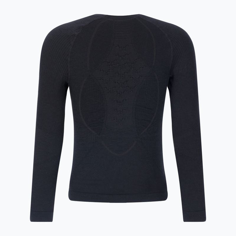 Manica lunga termoattiva da uomo X-Bionic Apani 4.0 Merino nero/nero 2