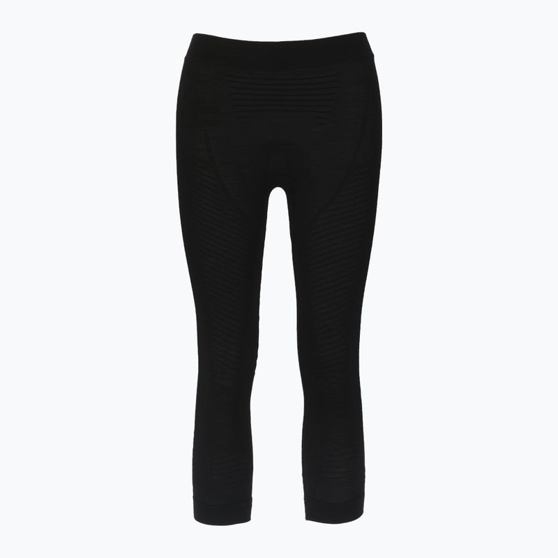 Pantaloni termici donna X-Bionic 3/4 Apani 4.0 Merino nero/nero