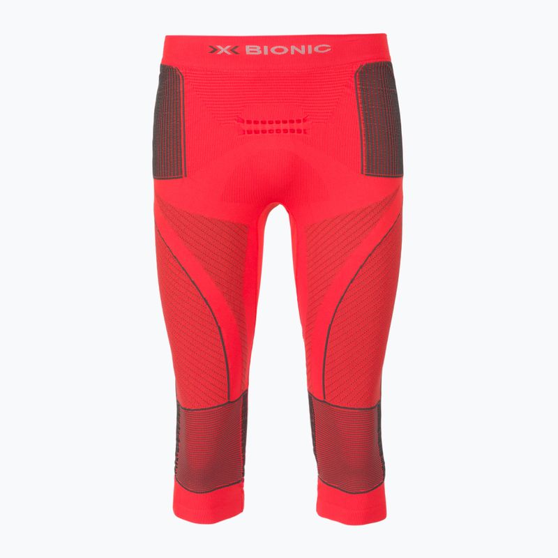 Pantaloni termici attivi X-Bionic 3/4 da uomo Energy Accumulator 4.0 arancio tramonto/antracite