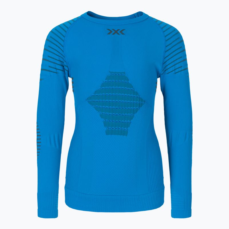 Maglia termica per bambini X-Bionic Invent 4.0 LS teal blue/anthracite