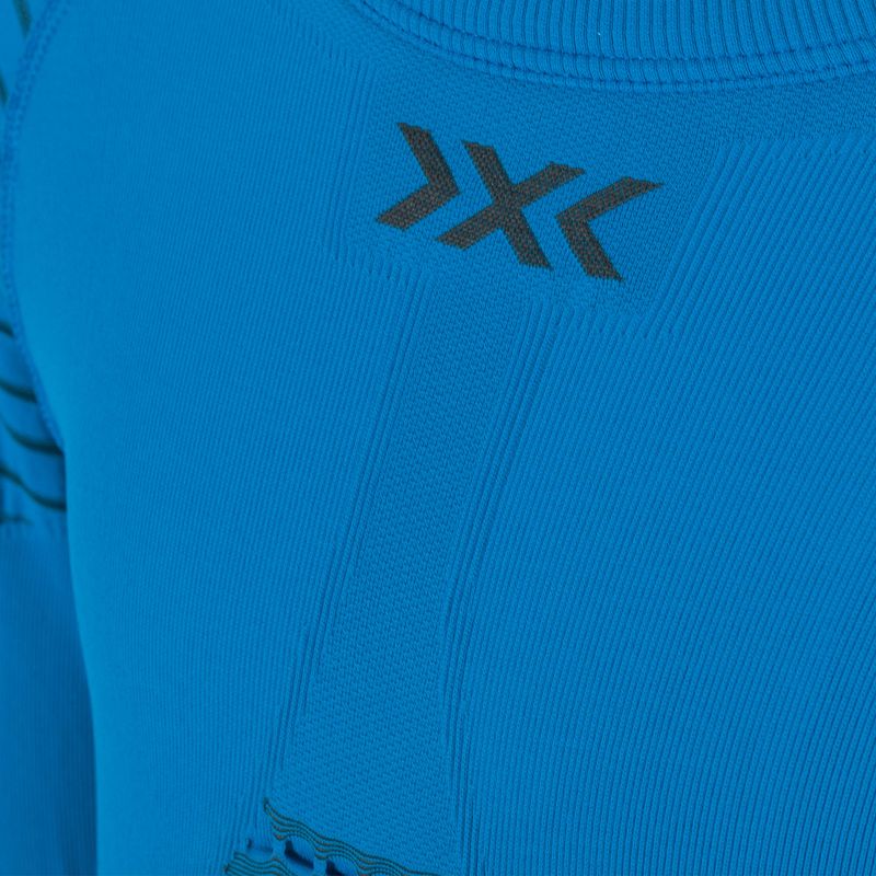 Maglia termica per bambini X-Bionic Invent 4.0 LS teal blue/anthracite 3