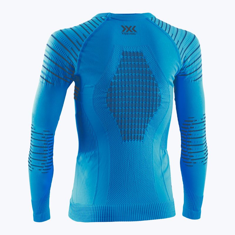 Maglia termica per bambini X-Bionic Invent 4.0 LS teal blue/anthracite 7