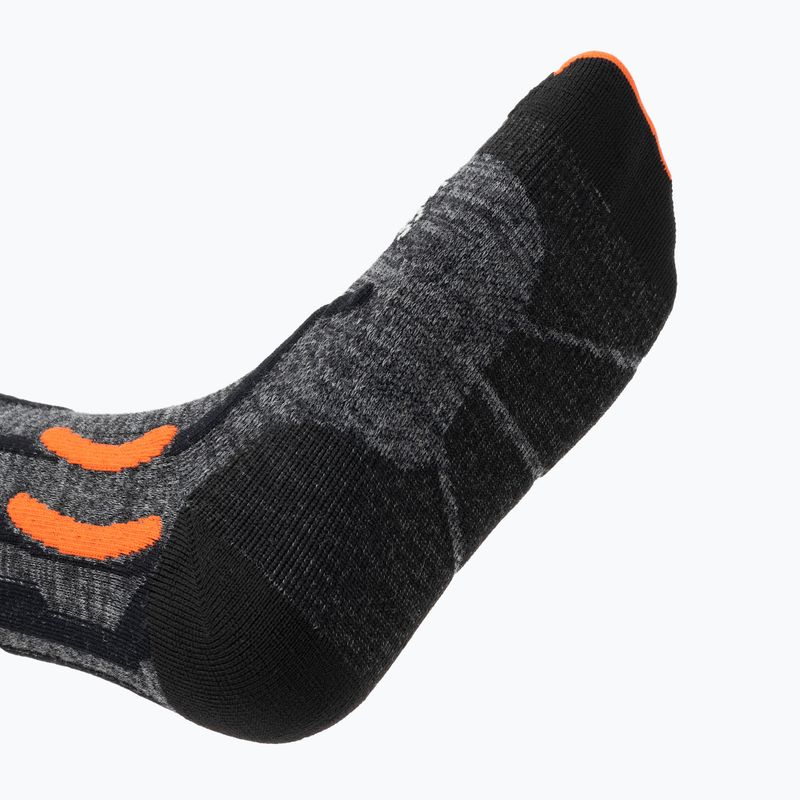 Calze da trekking X-Socks Trek X Merino grey duo melange/x-orange/black 4