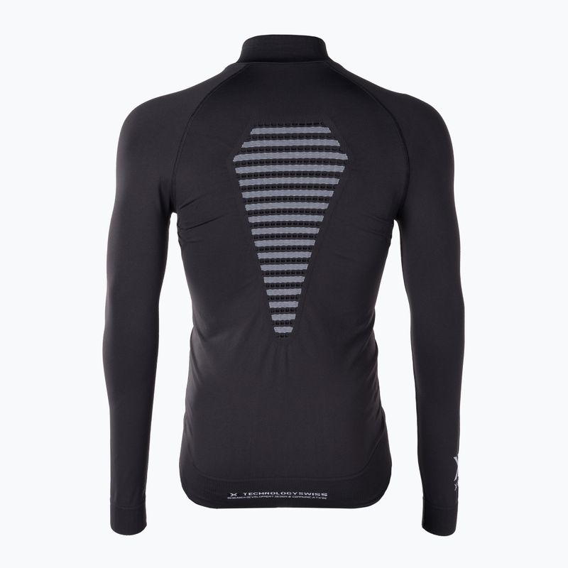 X-Bionic Racoon 4.0 Transmission Layer felpa termica antracite/bianco artico 2