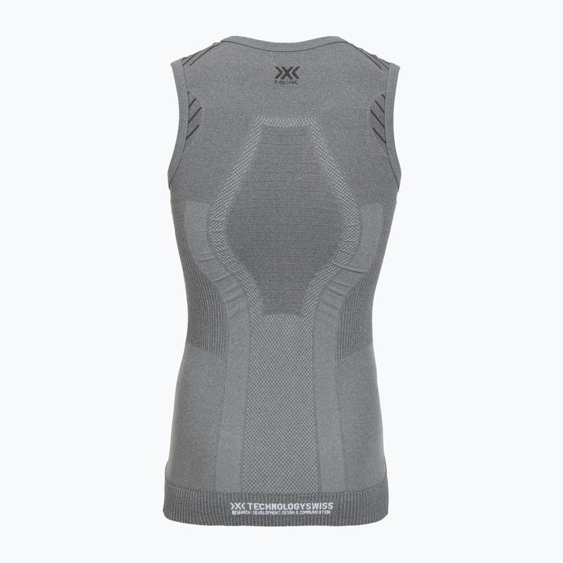 Maglia termica da uomo X-Bionic Invent 4.0 Lt Singlet Grey Melange/Anthracite 2